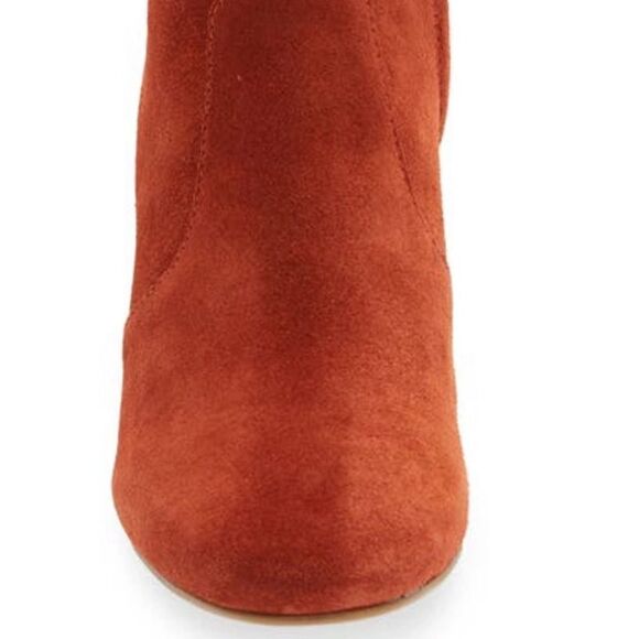 JEFFREY CAMPBELL PRIANA Bootie In Rust Suede NWT - Picture 2 of 11